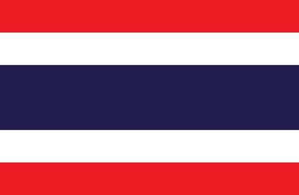 Flag of Thailand. 