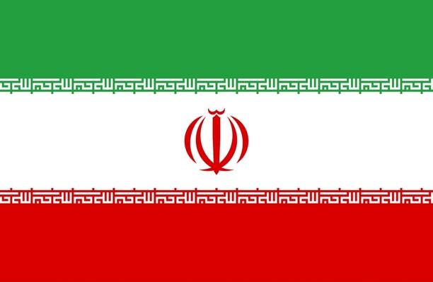 Flag of Iran.