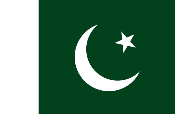 Flag of Pakistan. 