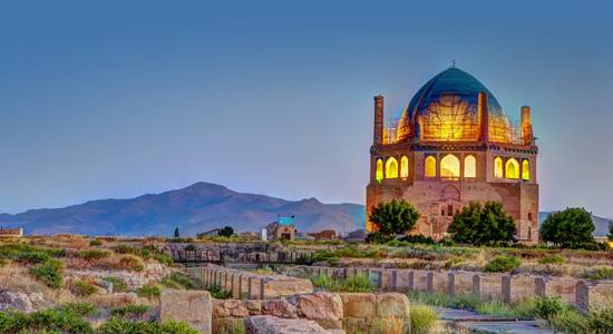 Dome of Soltaniyeh in Zanjan in Iran. 