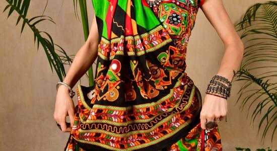 Gujarati woman wearing traditional dress. Concept of Gujarati translators.