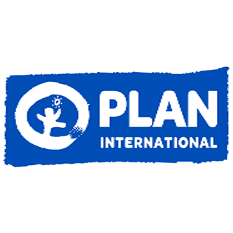 Logo of Plan International 